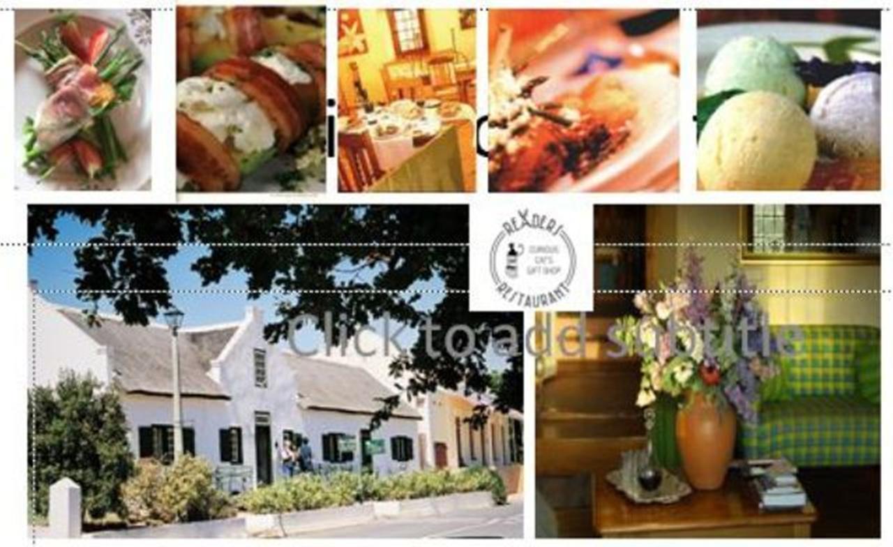 Wittedrift Manor House Otel Tulbagh Dış mekan fotoğraf